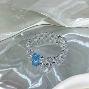 Aquamarine Bubble Bracelet No.01 — Calm · Clarity · Renewal Aquamarine Bubble Bracelet NO. 01 — Calm · Clarity · Renewal
