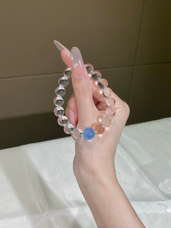 Aquamarine Bubble Bracelet NO. 01 — Calm · Clarity · Renewal