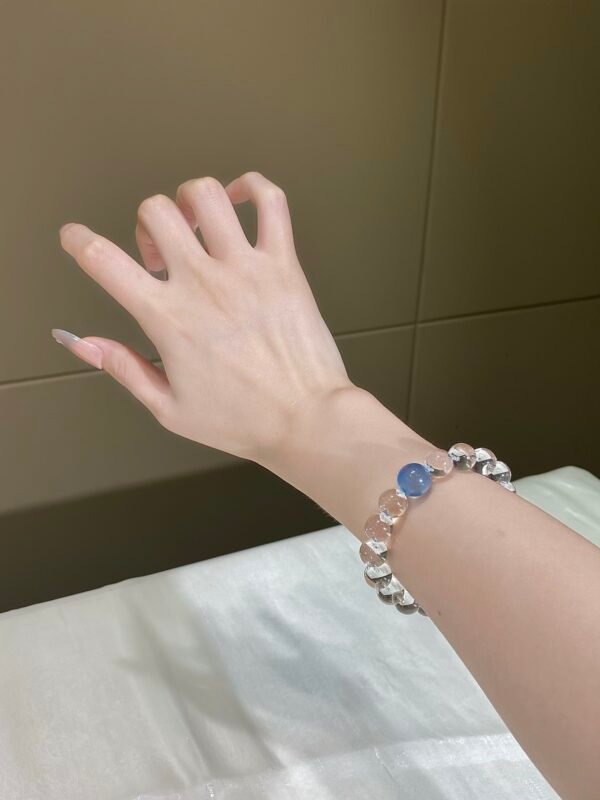 Aquamarine Bubble Bracelet NO. 01 — Calm · Clarity · Renewal