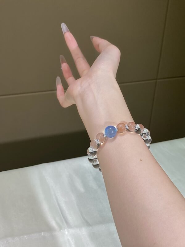 Aquamarine Bubble Bracelet NO. 01 — Calm · Clarity · Renewal