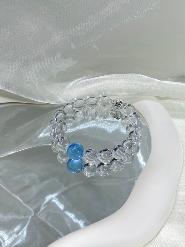 Aquamarine Bubble Bracelet NO. 01 — Calm · Clarity · Renewal