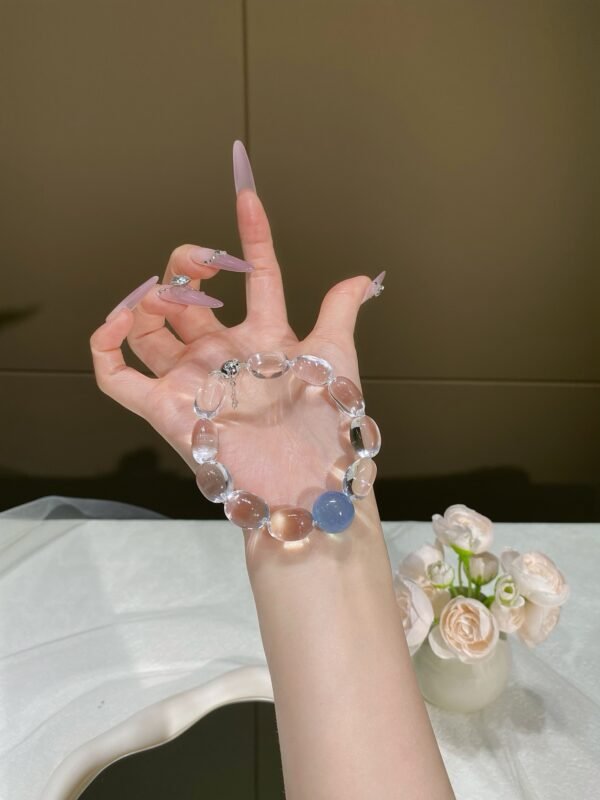 Aquamarine Bubble Bracelet NO. 02 — Clarity · Calm · Elegance