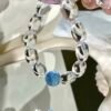 Aquamarine Bubble Bracelet NO. 02 — Clarity · Calm · Elegance