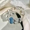 Aquamarine Bubble Bracelet NO. 02 — Clarity · Calm · Elegance