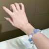 Aquamarine Bubble Bracelet NO. 04 — Stillness · Softness · Depth