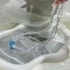 Aquamarine Bubble Bracelet NO. 05 — Grace · Calm · Radiance