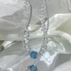 Aquamarine Bubble Bracelet NO. 05 — Grace · Calm · Radiance