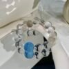 Aquamarine Bubble Bracelet NO. 06 — Pure · Cool · Airy