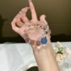 Aquamarine Bubble Bracelet NO. 06 — Pure · Cool · Airy