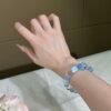 Aquamarine Bubble Bracelet NO. 07 — Ocean · Stillness · Fortune