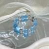 Aquamarine Bubble Bracelet NO. 07 — Ocean · Stillness · Fortune