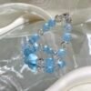 Aquamarine Bubble Bracelet NO. 07 — Ocean · Stillness · Fortune