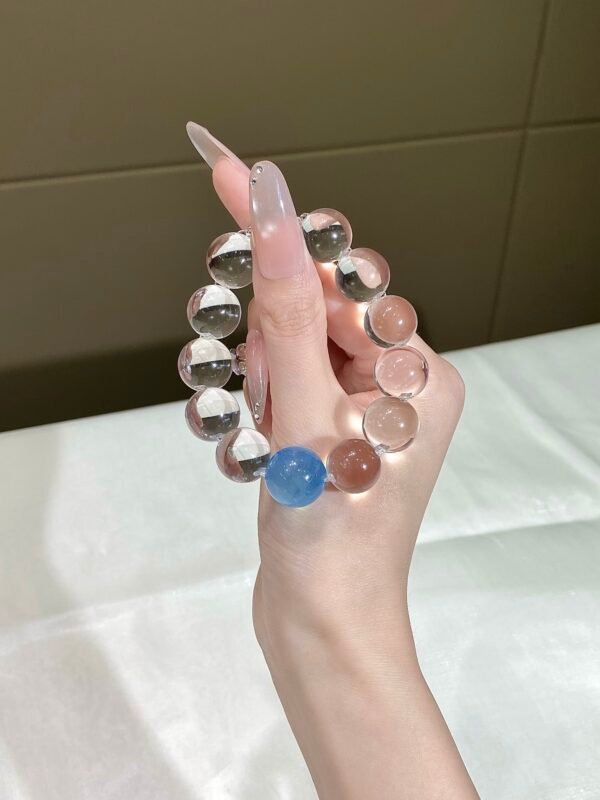 Aquamarine Bubble Bracelet NO. 08 — Glacier · Clarity · Comfort
