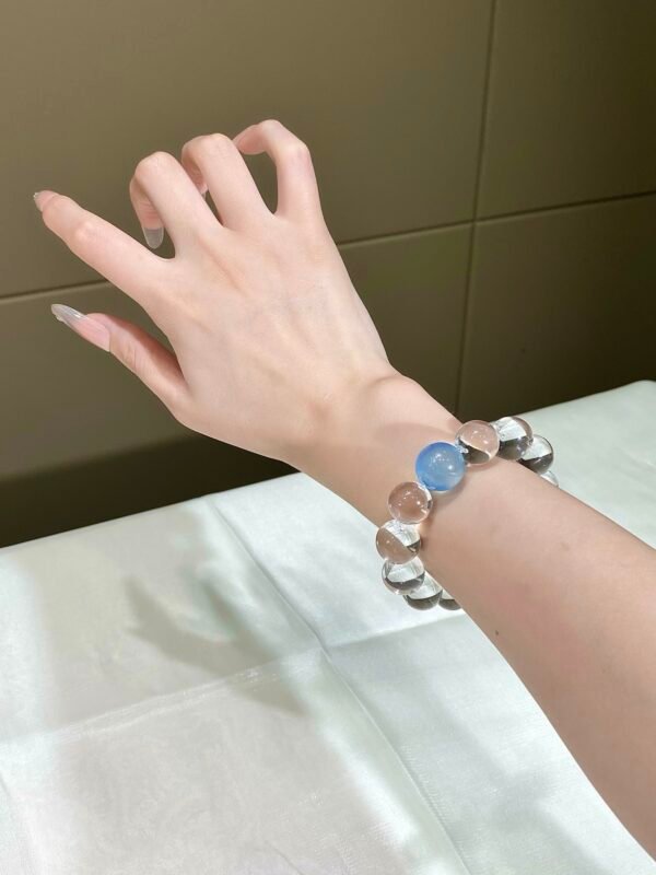 Aquamarine Bubble Bracelet NO. 08 — Glacier · Clarity · Comfort