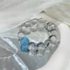 Aquamarine Bubble Bracelet NO. 08 — Glacier · Clarity · Comfort