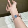 Aquamarine Bubble Bracelet NO. 08 — Glacier · Clarity · Comfort