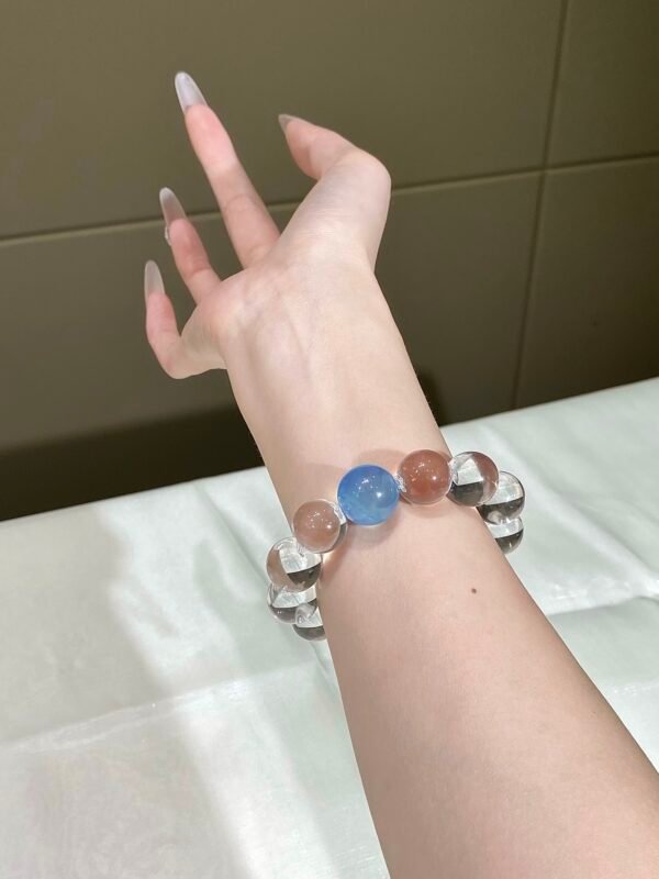 Aquamarine Bubble Bracelet NO. 08 — Glacier · Clarity · Comfort