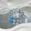 Aquamarine Bubble Bracelet NO. 08 — Glacier · Clarity · Comfort