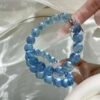 Aquamarine Bubble Bracelet NO. 09 — Glacier Blue · Serenity · Flow
