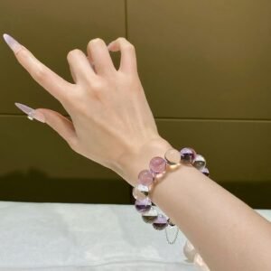 amethyst white quartz bracelet 03