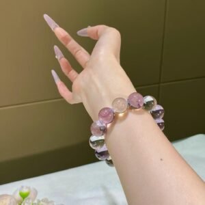 amethyst white quartz bracelet 04
