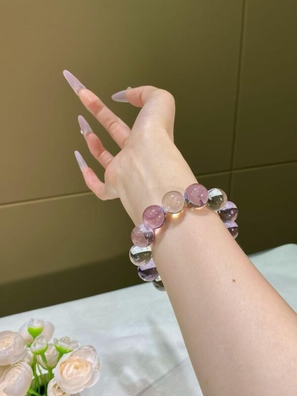 amethyst white quartz bracelet 04