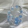 Aquamarine Bubble Bracelet NO. 0101