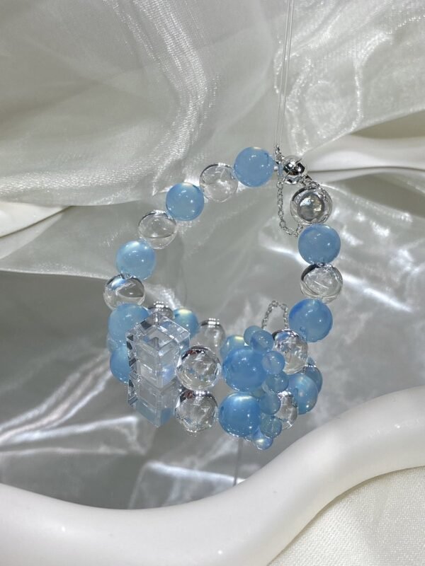 Aquamarine Bubble Bracelet NO. 0101