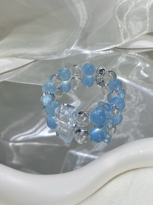 Aquamarine Bubble Bracelet NO. 0101