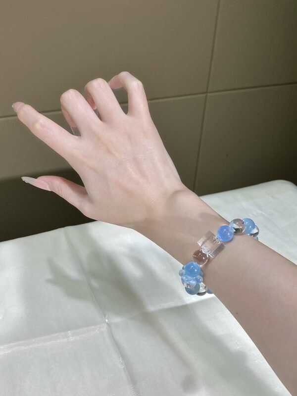 Aquamarine Bubble Bracelet NO. 0101