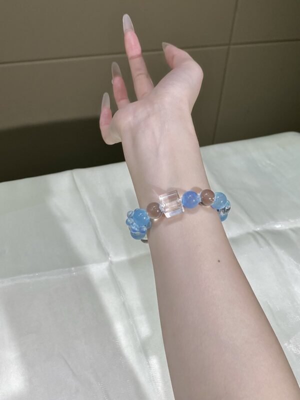 Aquamarine Bubble Bracelet NO. 0101