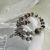 Phantom Quartz Sugar-Cube Bracelet NO. 0105