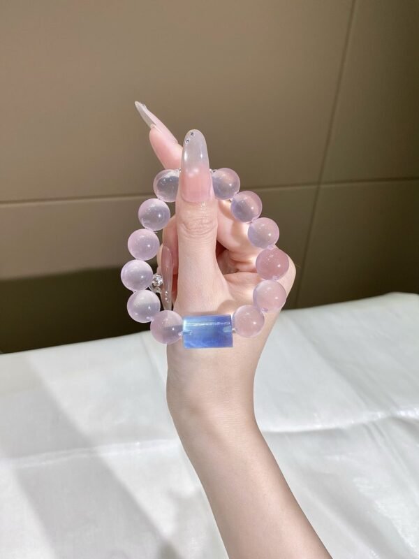 hc-0106-74f283fb35f8974b471c8bb78757673e.jpg Rose Quartz Bubble Bracelet NO. 0106