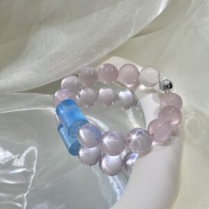 Rose Quartz Bubble Bracelet NO. 0106
