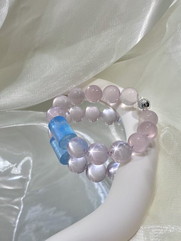 hc-0106-797963ca8bc8cdfd22354595b5077268.jpg Rose Quartz Bubble Bracelet NO. 0106
