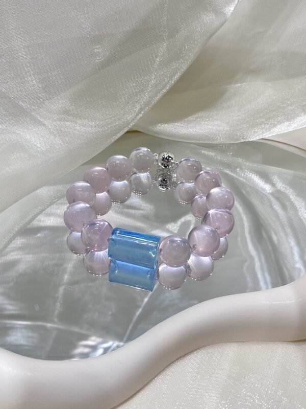 hc-0106-f315465921229cd2f0544a560b7c9ae5.jpg Rose Quartz Bubble Bracelet NO. 0106