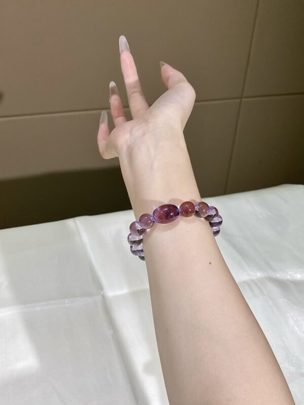 hc-0107-60249bd37feb4deb6fe1858553a970b5.jpg Amethyst Bubble Bracelet NO. 0107