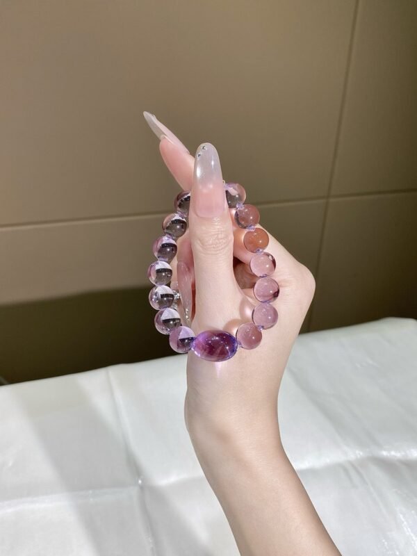 hc-0107-74bb395b5c2e16042259d62d35198981.jpg Amethyst Bubble Bracelet NO. 0107