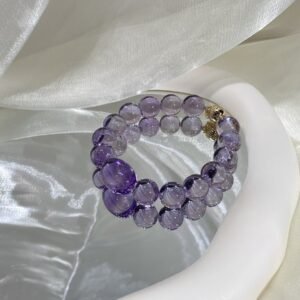 hc-0107-8e86265d6e956a962ddce60e1296f8c3.jpg Amethyst Bubble Bracelet NO. 0107