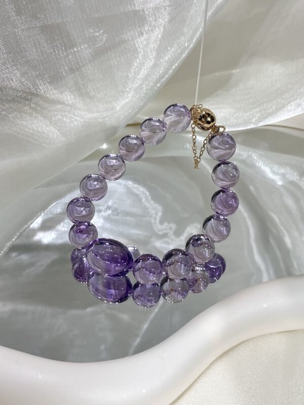 hc-0107-962bd038f158858501f52826cc6d96e9.jpg Amethyst Bubble Bracelet NO. 0107