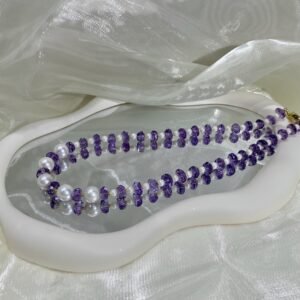 hc-0113-b9bad4020050f31b0277ea0e24ada126.jpg Amethyst Faceted Bracelet NO. 0113