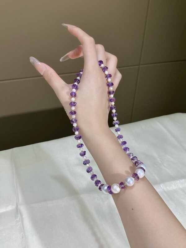 Amethyst Faceted Bracelet NO. 0113