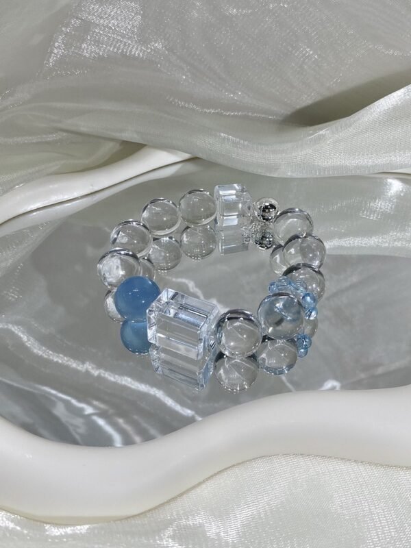 hc-0116-3f1574824f2c4a26f61caadc3b19e8b7.jpg Clear Quartz Bubble Bracelet NO. 0116