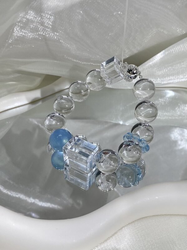 hc-0116-ccf9933dfd932fcf72a1e5e9c16ca2f6.jpg Clear Quartz Bubble Bracelet NO. 0116