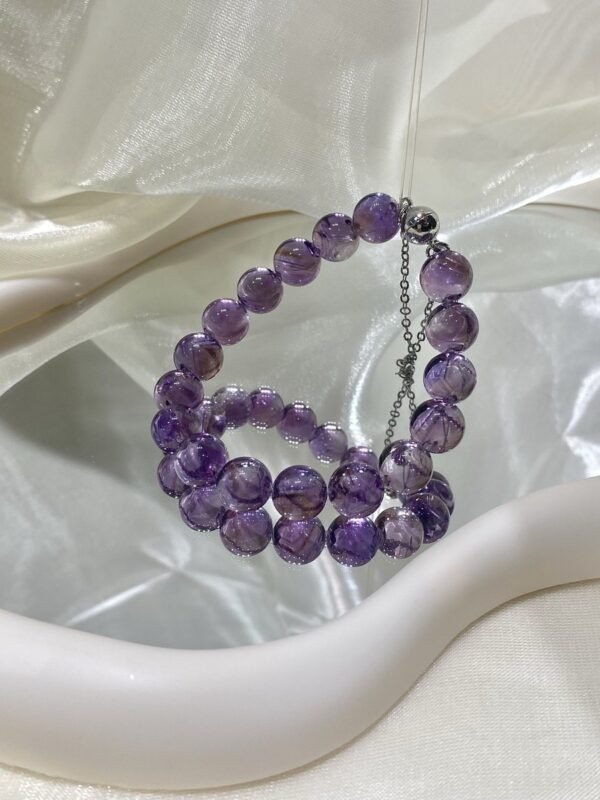 hc-0118-ed1c56f4975afeebceebf968628973cc.jpg Amethyst Bubble Bracelet NO. 0118