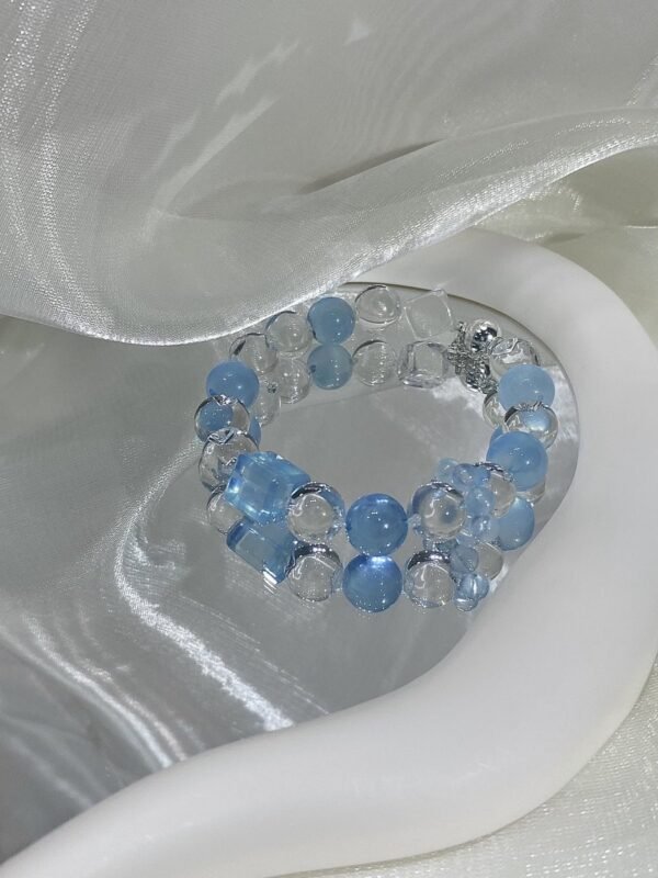 hc-0121-384f8d40957622473673c596e995d82a.jpg Aquamarine Bubble Bracelet NO. 0121