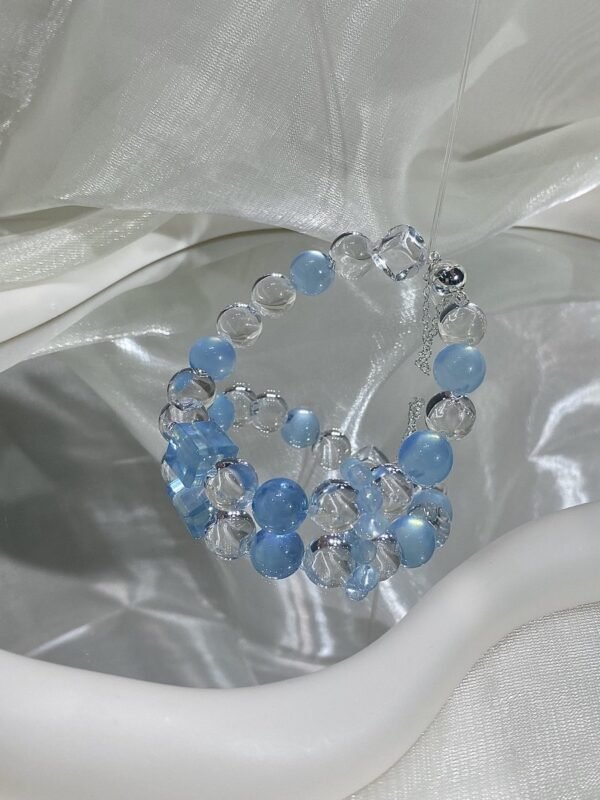 hc-0121-47b0417bfccadf65a0c8398050506d35.jpg Aquamarine Bubble Bracelet NO. 0121