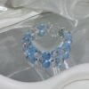 hc-0121-b0377550f4c02f933d050f3b60cf84f9.jpg Aquamarine Bubble Bracelet NO. 0121
