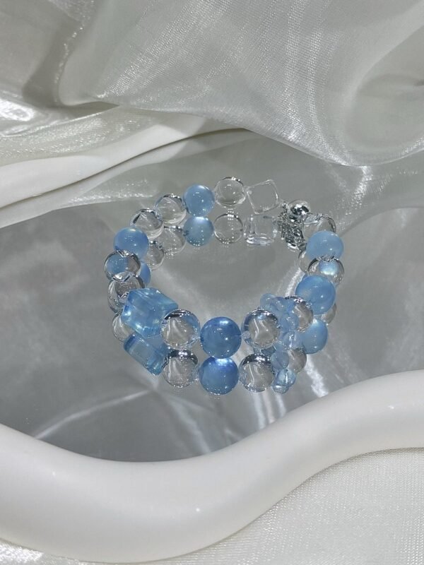 hc-0121-b0377550f4c02f933d050f3b60cf84f9.jpg Aquamarine Bubble Bracelet NO. 0121