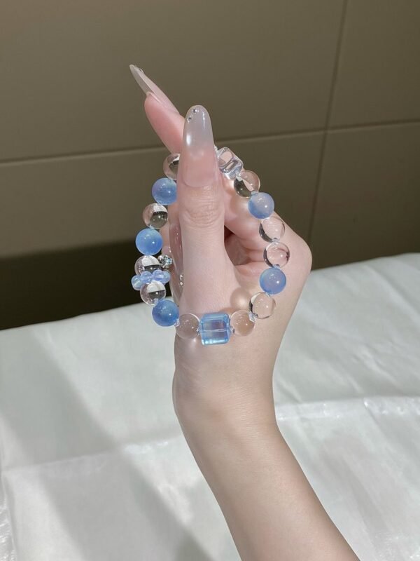 hc-0121-d2e6a9842794fa00c010e61e8e67e3bb.jpg Aquamarine Bubble Bracelet NO. 0121